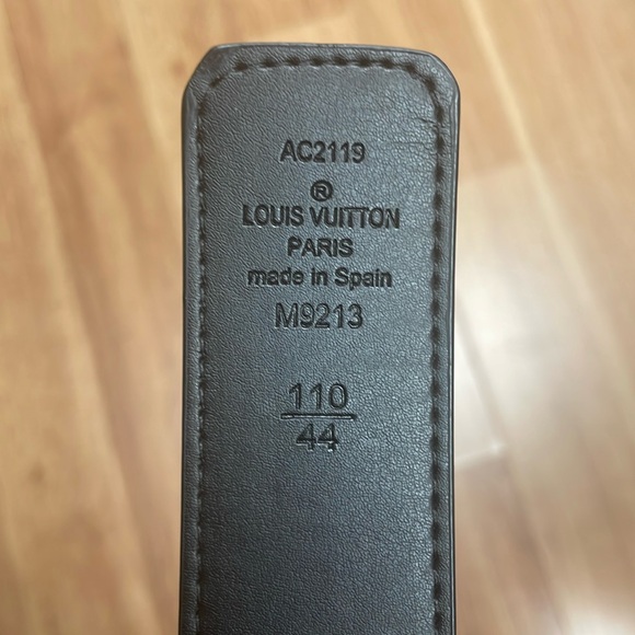 Louis Vuitton Black Checkered Belt - Picture 4 of 4